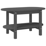 vidaXL Măsuță de cafea, gri, 80x45x45 cm, lemn masiv de pin vidaXL Măsuță de cafea, gri, 80x45x45 cm, lemn masiv de pin