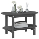 vidaXL Măsuță de cafea, gri, 80x45x45 cm, lemn masiv de pin vidaXL Măsuță de cafea, gri, 80x45x45 cm, lemn masiv de pin