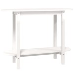 vidaXL Masă consolă, alb, 110x40x80 cm, lemn masiv de pin vidaXL Masă consolă, alb, 110x40x80 cm, lemn masiv de pin