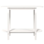 vidaXL Masă consolă, alb, 110x40x80 cm, lemn masiv de pin vidaXL Masă consolă, alb, 110x40x80 cm, lemn masiv de pin