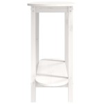 vidaXL Masă consolă, alb, 110x40x80 cm, lemn masiv de pin vidaXL Masă consolă, alb, 110x40x80 cm, lemn masiv de pin
