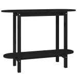 vidaXL Masă consolă, negru, 110x40x80 cm, lemn masiv de pin vidaXL Masă consolă, negru, 110x40x80 cm, lemn masiv de pin