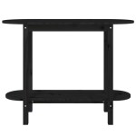 vidaXL Masă consolă, negru, 110x40x80 cm, lemn masiv de pin vidaXL Masă consolă, negru, 110x40x80 cm, lemn masiv de pin