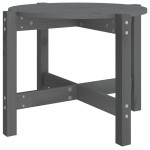 vidaXL Măsuță de cafea, gri, Ø 62,5x45 cm, lemn masiv de pin vidaXL Măsuță de cafea, gri, Ø 62,5x45 cm, lemn masiv de pin