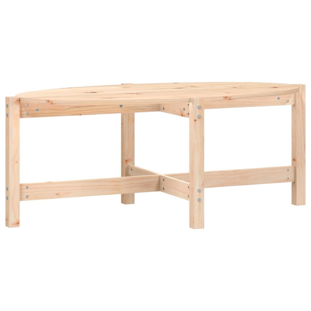 vidaXL Măsuță de cafea, 118x63x45 cm, lemn masiv de pin