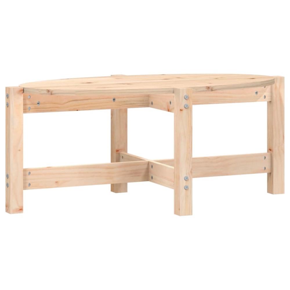 vidaXL Măsuță de cafea, 87x48x35 cm, lemn masiv de pin