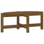 vidaXL Măsuță de cafea, maro miere, 87x48x35 cm, lemn masiv de pin