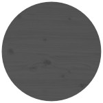 vidaXL Măsuță de cafea, gri, Ø 45x40 cm, lemn masiv de pin vidaXL Măsuță de cafea, gri, Ø 45x40 cm, lemn masiv de pin