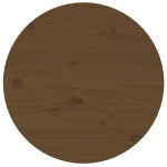 vidaXL Măsuță de cafea, maro miere, Ø 45x40 cm, lemn masiv de pin