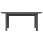 vidaXL Măsuță de cafea, gri, 110x55x45 cm, lemn masiv de pin vidaXL Măsuță de cafea, gri, 110x55x45 cm, lemn masiv de pin