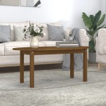 vidaXL Măsuță de cafea, maro miere, 110x55x45 cm, lemn masiv de pin vidaXL Măsuță de cafea, maro miere, 110x55x45 cm, lemn masiv de pin