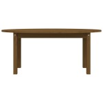 vidaXL Măsuță de cafea, maro miere, 110x55x45 cm, lemn masiv de pin vidaXL Măsuță de cafea, maro miere, 110x55x45 cm, lemn masiv de pin