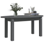 vidaXL Măsuță de cafea, gri, 80x40x35 cm, lemn masiv de pin vidaXL Măsuță de cafea, gri, 80x40x35 cm, lemn masiv de pin