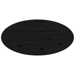 vidaXL Măsuță de cafea, negru, 80x40x35 cm, lemn masiv de pin vidaXL Măsuță de cafea, negru, 80x40x35 cm, lemn masiv de pin