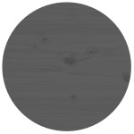 vidaXL Măsuță de cafea, gri, Ø 55x60 cm, lemn masiv de pin vidaXL Măsuță de cafea, gri, Ø 55x60 cm, lemn masiv de pin