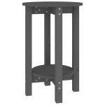 vidaXL Măsuță de cafea, gri, Ø 40x60 cm, lemn masiv de pin vidaXL Măsuță de cafea, gri, Ø 40x60 cm, lemn masiv de pin