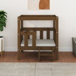 vidaXL Pat pentru câini, maro miere, 65,5x43x70 cm, lemn masiv de pin vidaXL Pat pentru câini, maro miere, 65,5x43x70 cm, lemn masiv de pin