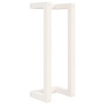 vidaXL Suport pentru prosoape, alb, 23x18x60 cm, lemn masiv de pin