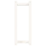 vidaXL Suport pentru prosoape, alb, 23x18x60 cm, lemn masiv de pin