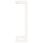 vidaXL Suport pentru prosoape, alb, 23x18x60 cm, lemn masiv de pin