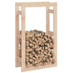 vidaXL Rastel pentru lemne de foc, 60x25x100 cm, lemn masiv pin vidaXL Rastel pentru lemne de foc, 60x25x100 cm, lemn masiv pin