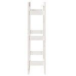 vidaXL Rastel pentru lemne de foc, alb, 60x25x100 cm, lemn masiv pin vidaXL Rastel pentru lemne de foc, alb, 60x25x100 cm, lemn masiv pin