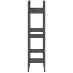 vidaXL Rastel pentru lemne de foc, gri, 60x25x100 cm, lemn masiv pin vidaXL Rastel pentru lemne de foc, gri, 60x25x100 cm, lemn masiv pin