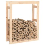 vidaXL Rastel pentru lemne de foc, 80x25x100 cm, lemn masiv pin vidaXL Rastel pentru lemne de foc, 80x25x100 cm, lemn masiv pin