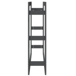 vidaXL Rastel pentru lemne de foc, gri, 100x25x100 cm, lemn masiv pin vidaXL Rastel pentru lemne de foc, gri, 100x25x100 cm, lemn masiv pin
