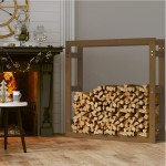 vidaXL Rastel lemne de foc, maro miere, 100x25x100 cm, lemn masiv pin vidaXL Rastel lemne de foc, maro miere, 100x25x100 cm, lemn masiv pin