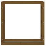 vidaXL Rastel lemne de foc, maro miere, 100x25x100 cm, lemn masiv pin vidaXL Rastel lemne de foc, maro miere, 100x25x100 cm, lemn masiv pin