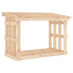 vidaXL Rastel pentru lemne de foc, 108x64,5x77 cm, lemn masiv pin vidaXL Rastel pentru lemne de foc, 108x64,5x77 cm, lemn masiv pin