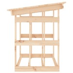 vidaXL Rastel pentru lemne de foc, 108x64,5x77 cm, lemn masiv pin vidaXL Rastel pentru lemne de foc, 108x64,5x77 cm, lemn masiv pin