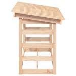 vidaXL Rastel pentru lemne de foc, 108x64,5x78 cm, lemn masiv pin vidaXL Rastel pentru lemne de foc, 108x64,5x78 cm, lemn masiv pin