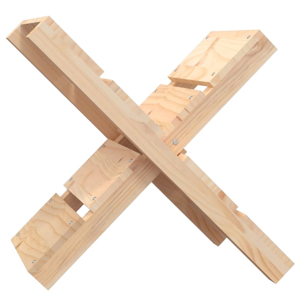 vidaXL Suport pentru bușteni 47x39,5x48 cm lemn masiv de pin