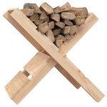 vidaXL Suport pentru bușteni 47x39,5x48 cm lemn masiv de pin vidaXL Suport pentru bușteni 47x39,5x48 cm lemn masiv de pin