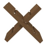 vidaXL Suport pentru bușteni maro miere 47x39,5x48cm lemn masiv de pin vidaXL Suport pentru bușteni maro miere 47x39,5x48cm lemn masiv de pin
