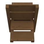 vidaXL Suport pentru bușteni maro miere 47x39,5x48cm lemn masiv de pin vidaXL Suport pentru bușteni maro miere 47x39,5x48cm lemn masiv de pin
