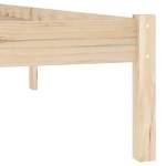 vidaXL Cadru de pat fără saltea, 137x190 cm, lemn masiv pin complet vidaXL Cadru de pat fără saltea, 137x190 cm, lemn masiv pin complet