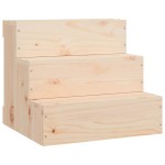 vidaXL Scară pentru animale de companie, 40x37,5x35 cm, lemn masiv pin