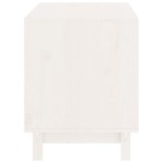 vidaXL Casă pentru câini, alb, 60x45x57 cm, lemn masiv de pin