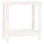 vidaXL Banc de lucru, alb, 80x50x80 cm, lemn masiv pin vidaXL Banc de lucru, alb, 80x50x80 cm, lemn masiv pin