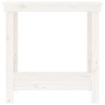 vidaXL Banc de lucru, alb, 80x50x80 cm, lemn masiv pin vidaXL Banc de lucru, alb, 80x50x80 cm, lemn masiv pin
