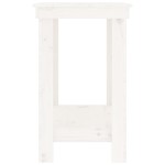 vidaXL Banc de lucru, alb, 80x50x80 cm, lemn masiv pin vidaXL Banc de lucru, alb, 80x50x80 cm, lemn masiv pin