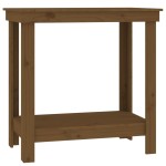 vidaXL Banc de lucru, maro miere, 80x50x80 cm, lemn masiv pin vidaXL Banc de lucru, maro miere, 80x50x80 cm, lemn masiv pin