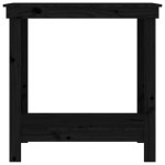 vidaXL Banc de lucru, negru, 80x50x80 cm, lemn masiv pin vidaXL Banc de lucru, negru, 80x50x80 cm, lemn masiv pin