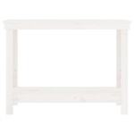 vidaXL Banc de lucru, alb, 110x50x80 cm, lemn masiv pin vidaXL Banc de lucru, alb, 110x50x80 cm, lemn masiv pin