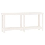 vidaXL Banc de lucru, alb, 180x50x80 cm, lemn masiv pin vidaXL Banc de lucru, alb, 180x50x80 cm, lemn masiv pin