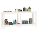 vidaXL Banc de lucru, alb, 180x50x80 cm, lemn masiv pin vidaXL Banc de lucru, alb, 180x50x80 cm, lemn masiv pin