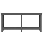vidaXL Banc de lucru, gri, 180x50x80 cm, lemn masiv pin vidaXL Banc de lucru, gri, 180x50x80 cm, lemn masiv pin